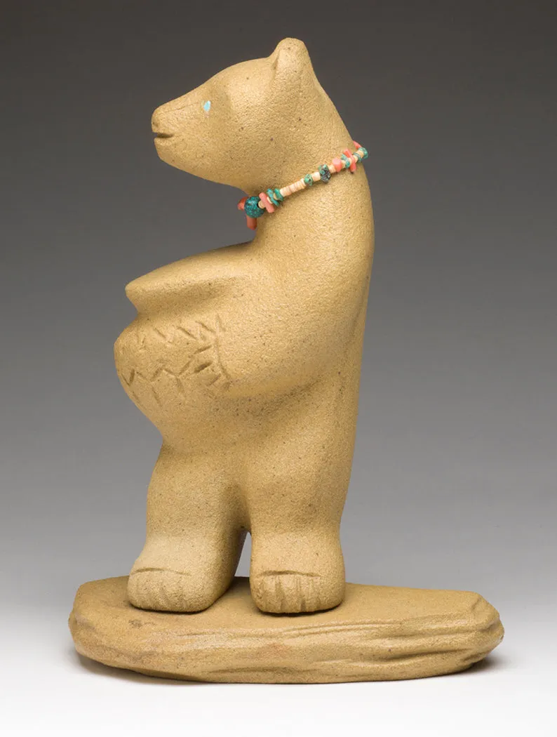 Standing Bear Makes Offerings