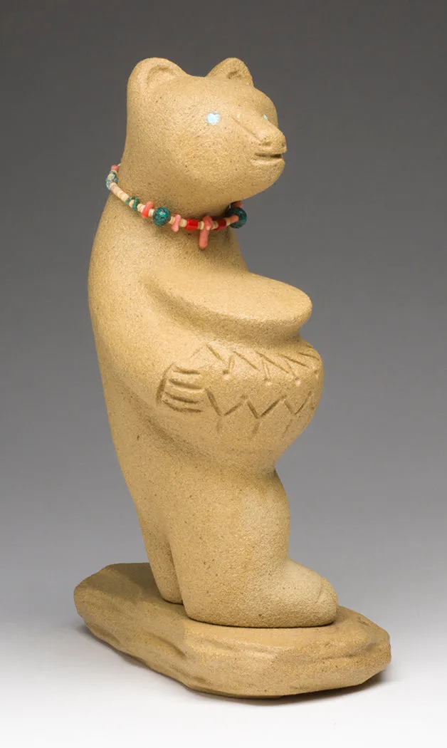 Standing Bear Makes Offerings