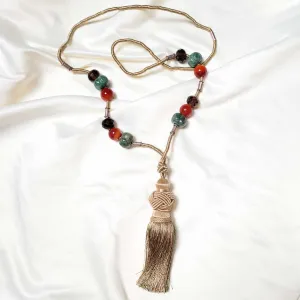 Statement Necklace with Tassel