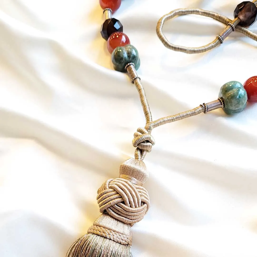 Statement Necklace with Tassel