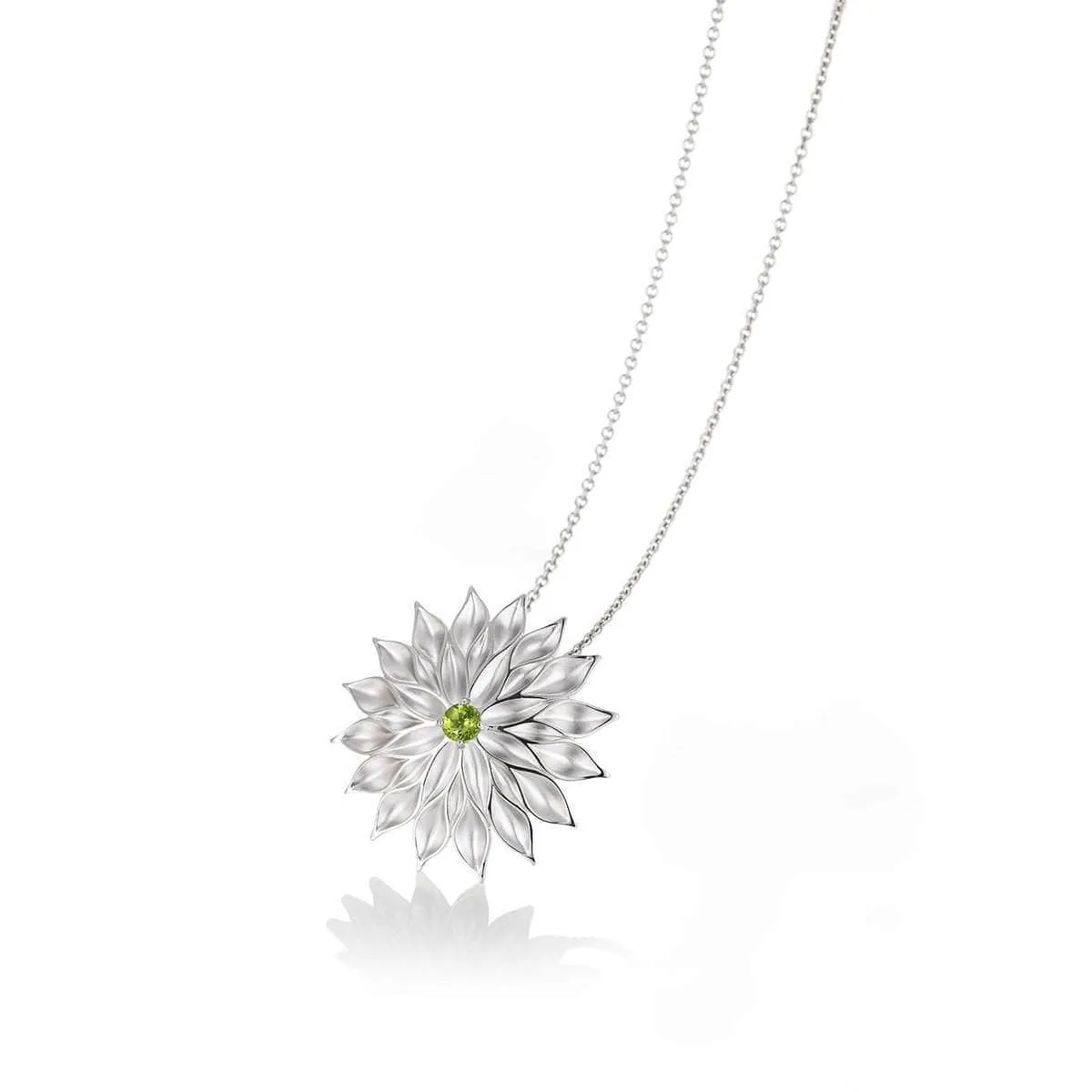 Sterling Silver Peridot Pendant - 32/03192