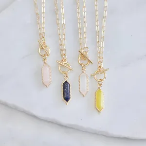 Stone Toggle Necklace
