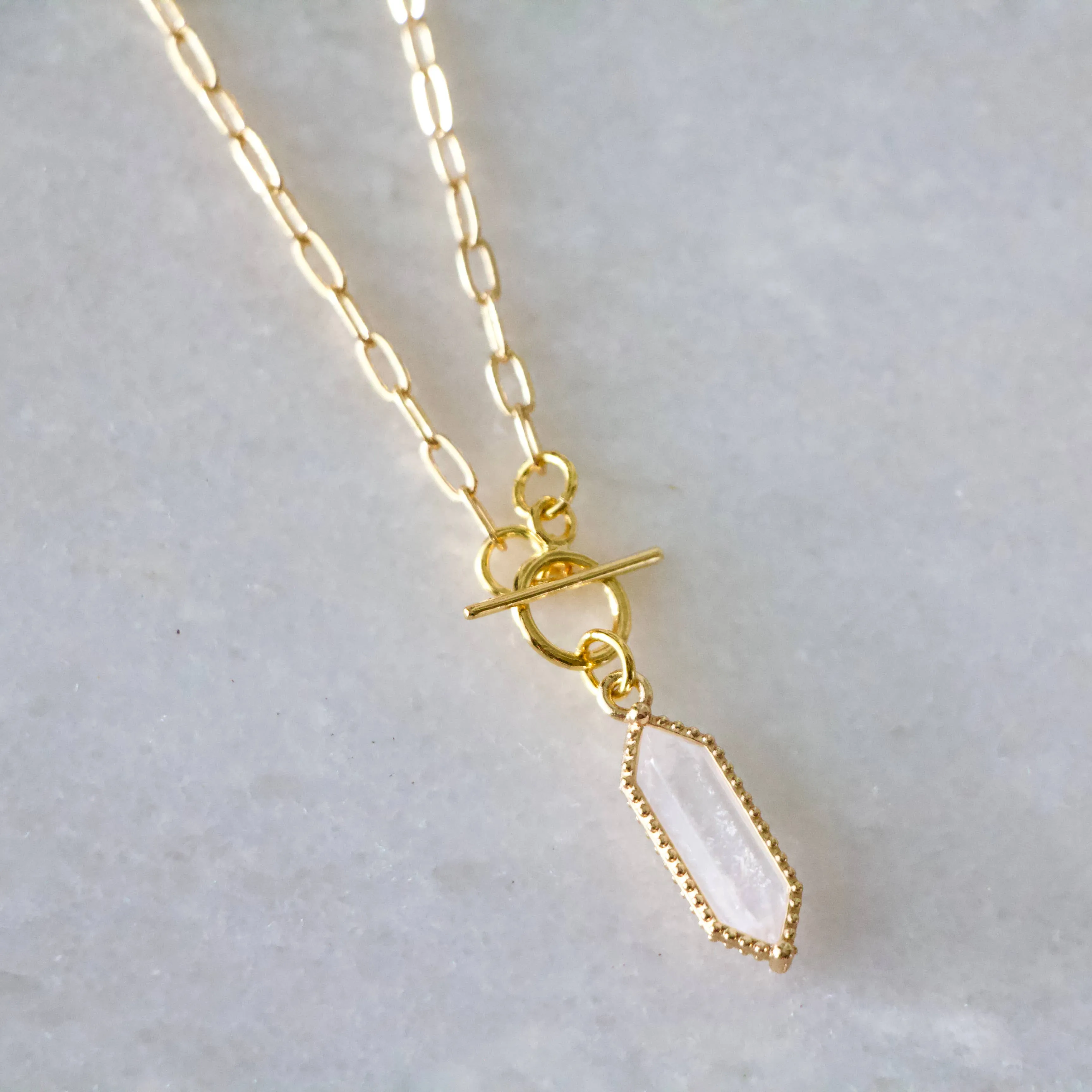 Stone Toggle Necklace