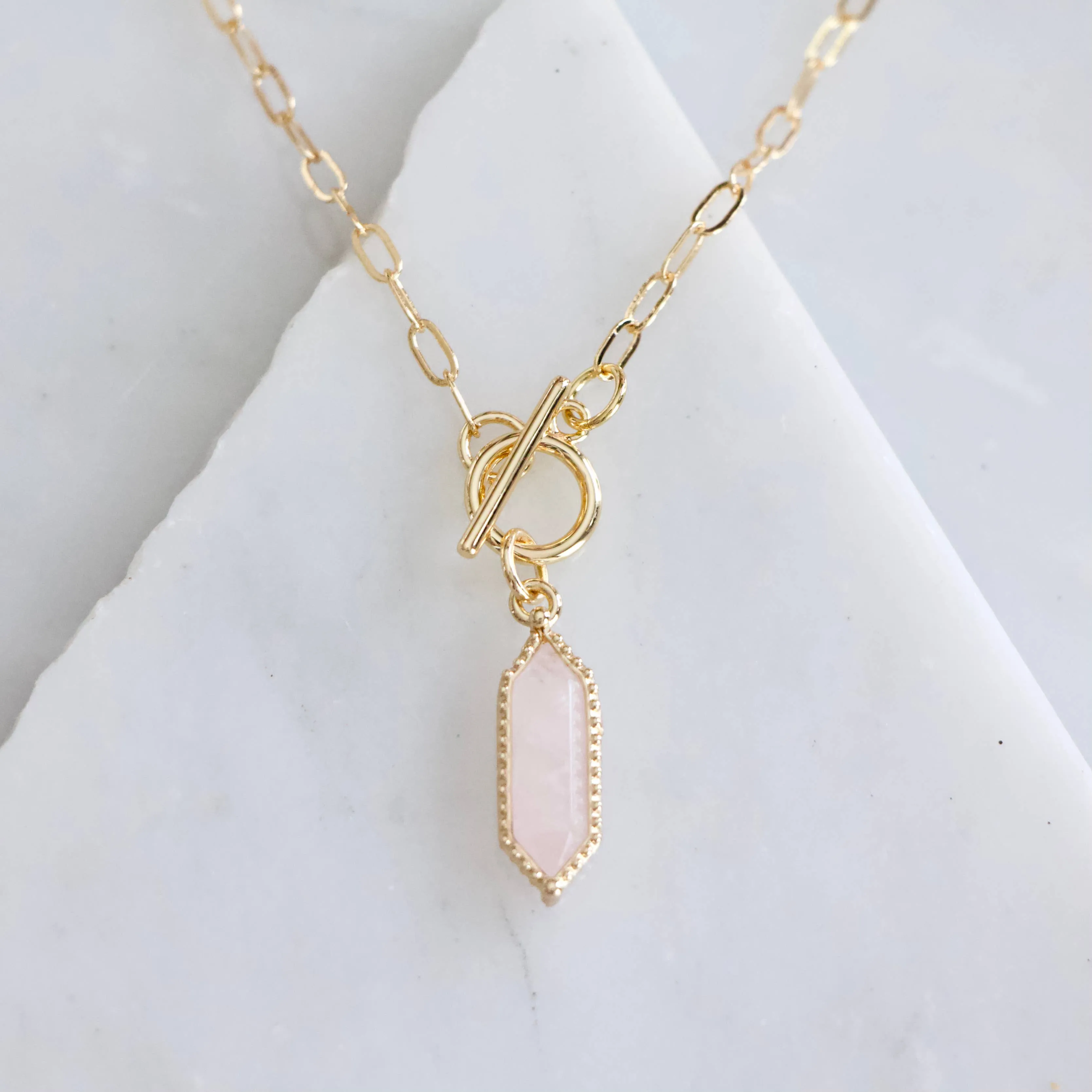Stone Toggle Necklace
