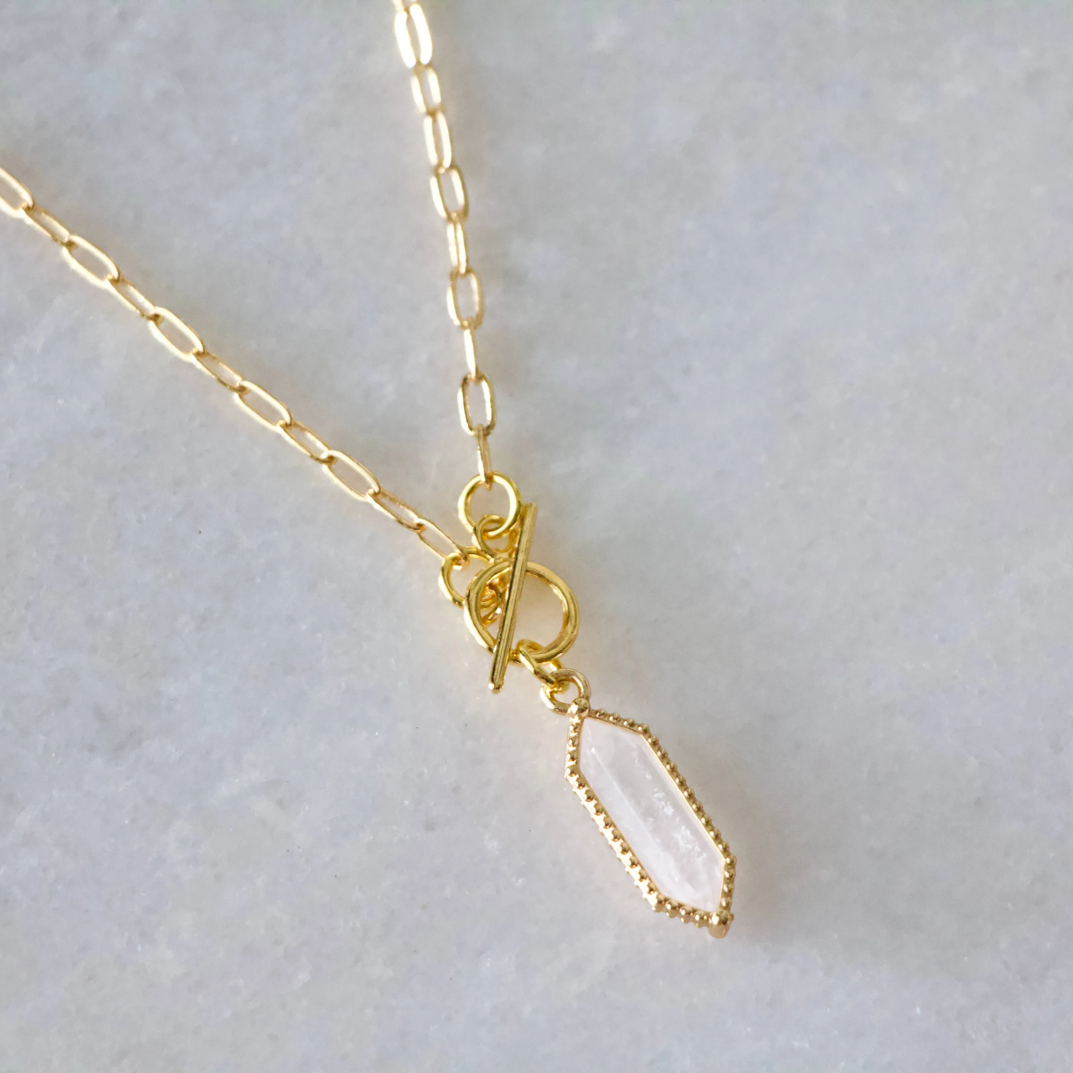 Stone Toggle Necklace