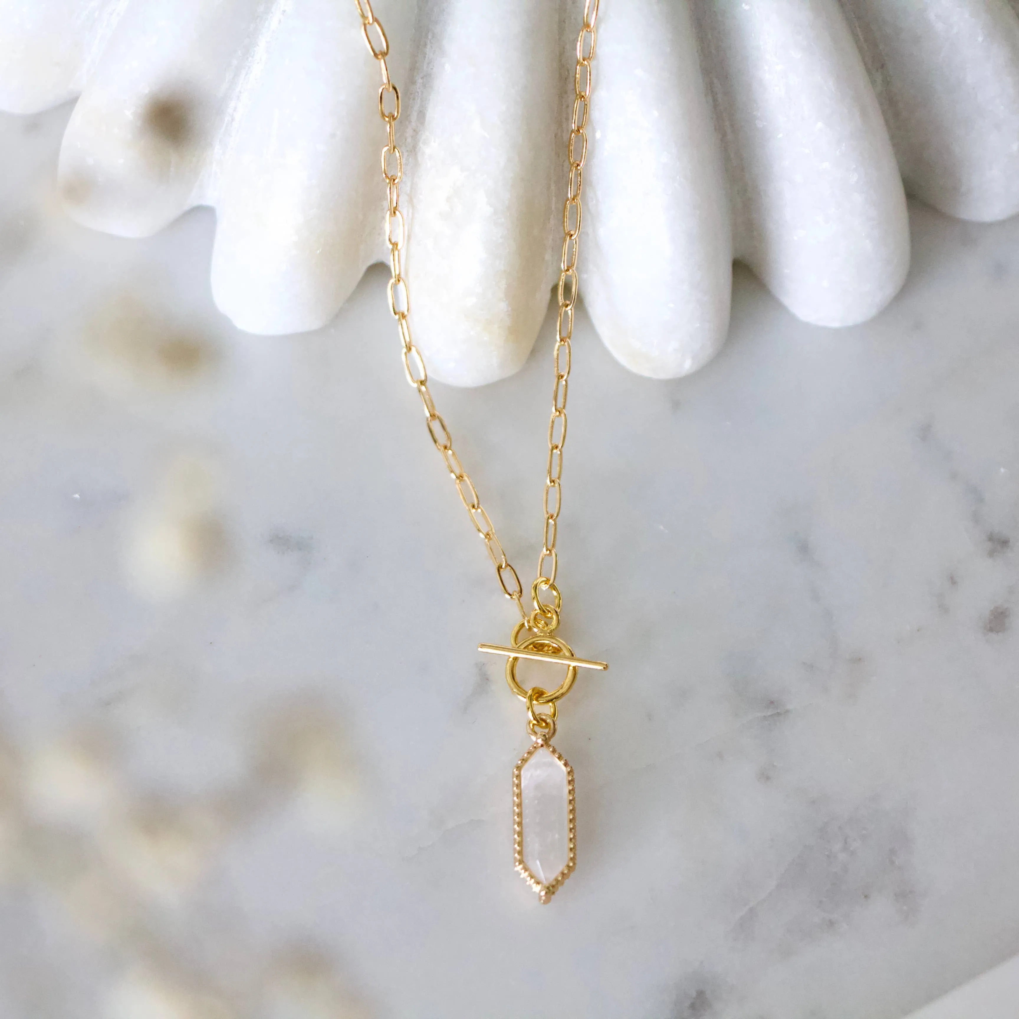 Stone Toggle Necklace