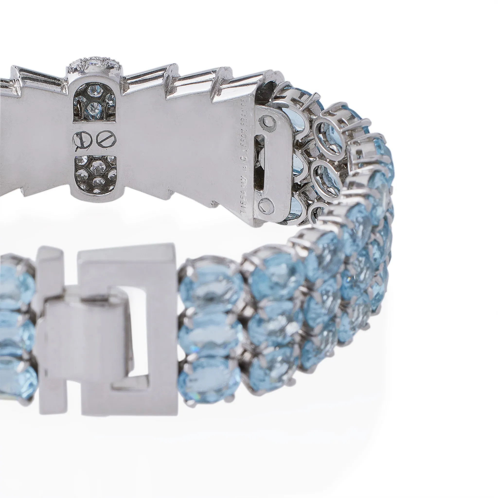 Tiffany & Co. and Verger Frères Aquamarine and Diamond Bracelet