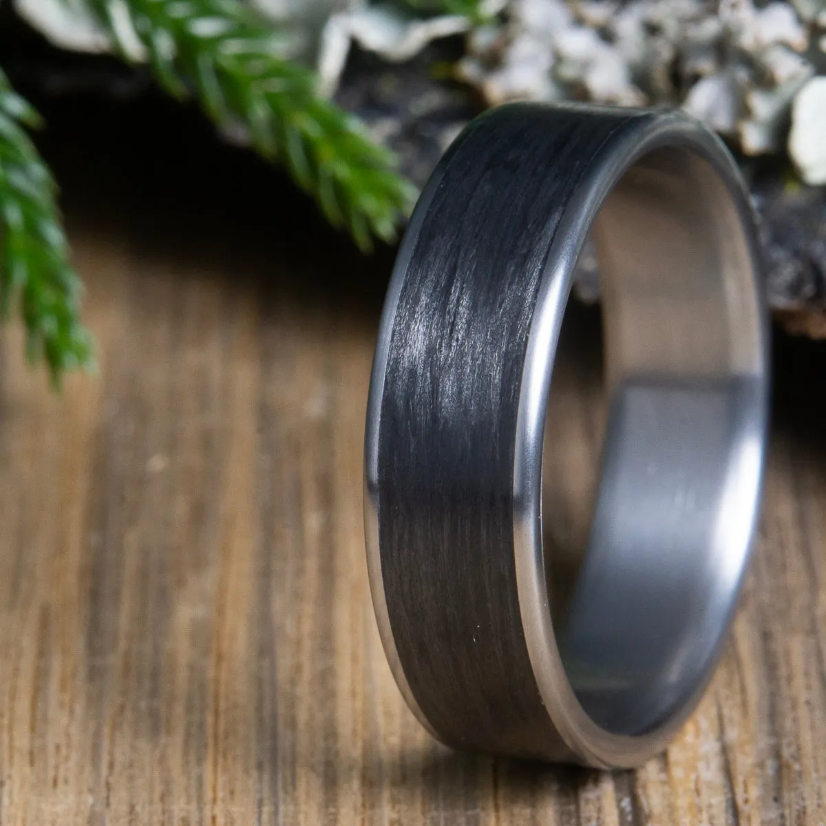 Titanium and Carbon Fiber Ring