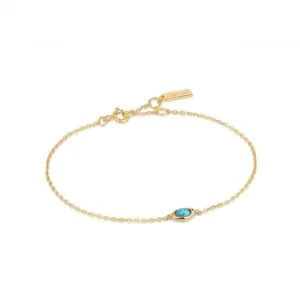 Turquoise Wave Bracelet B044-02G