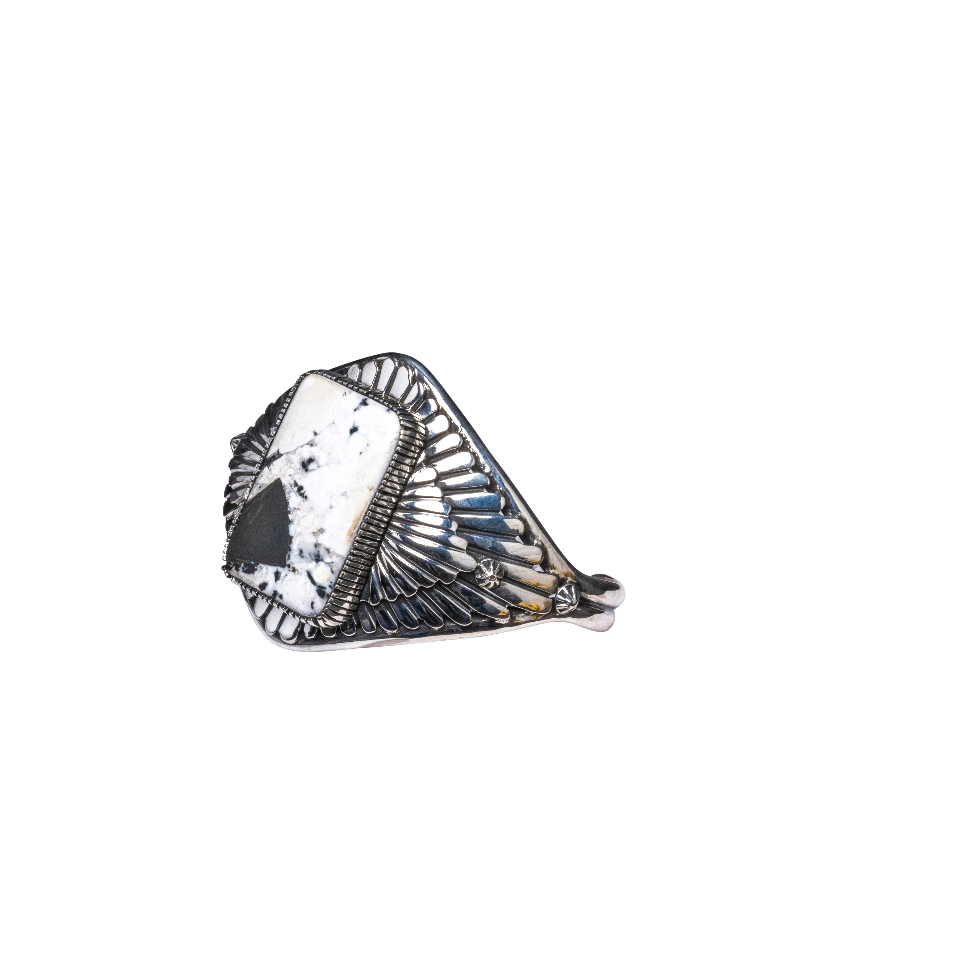 White Buffalo Bracelet | Navajo Handmade